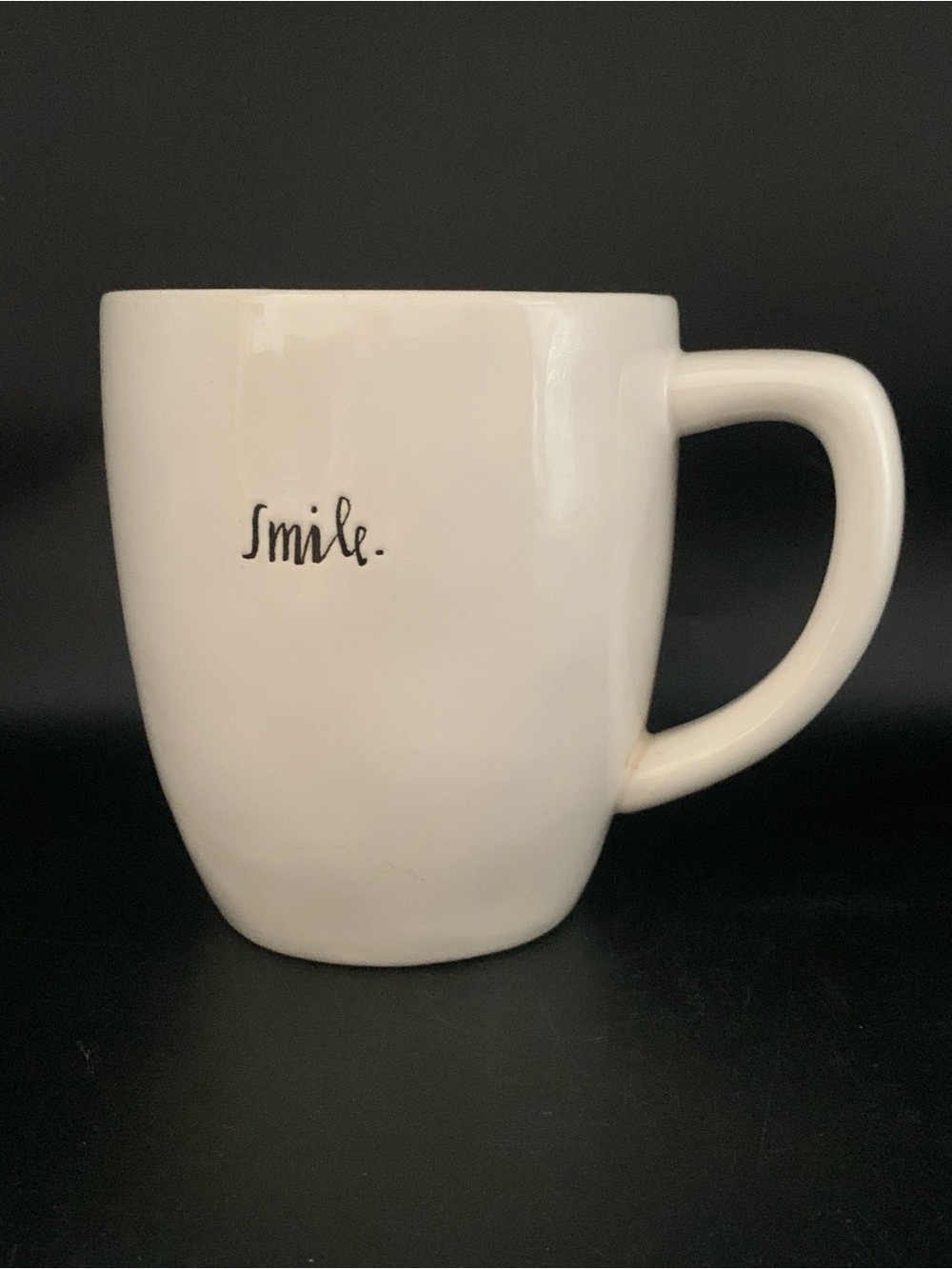 Pre Owned Rae Dunn Artisan Collection By Magenta Smile Script Coffee Tee Mug - Picture 3 of 11